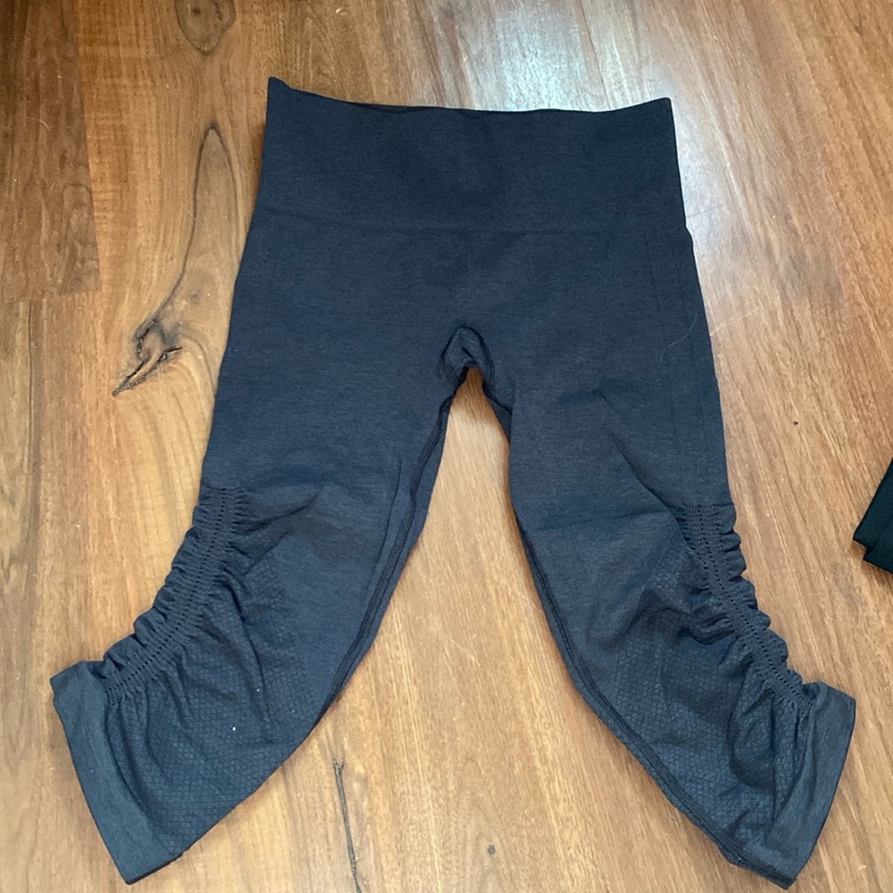 Lululemon Ruched Black Leggings